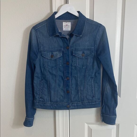 Vineyard Vines Jackets & Blazers - Vineyard Vines Dark Blue Jean Jacket